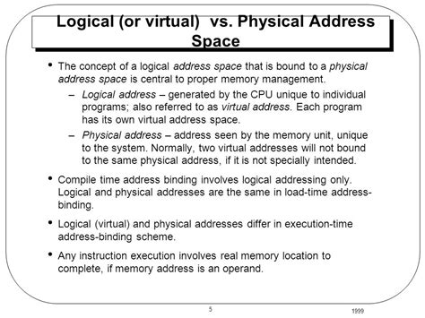 Logical Address Generated by CPU Virtual Address Virtual Address に対する画像結果