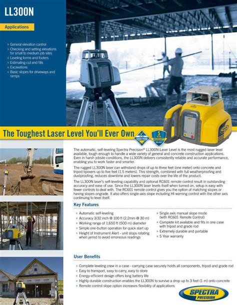 Image result for Spectra Precision Ll300n Laser Level