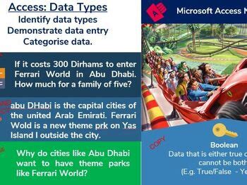 Image result for Access Database Data Types