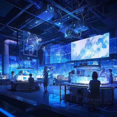 Image result for Futeristic High-Tech Elektronics Lab