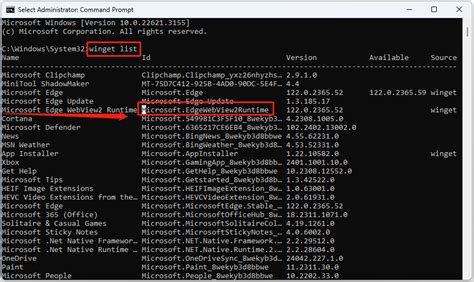 Toradh íomhá ar Uninstall Command-Prompt