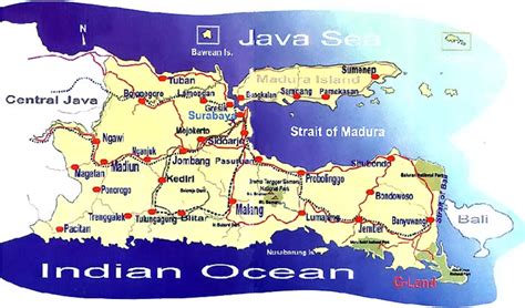 Image result for Java Island Best Beaches Map
