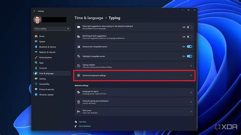 How to change or tweak your keyboard layout in Windows 11