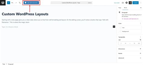 Image result for WordPress Button Layout