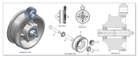 Image result for Engineering Assembly Drawing