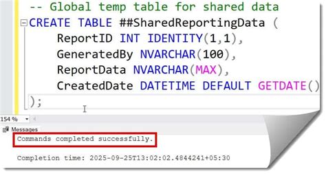 Image result for SQL Server Temp Table
