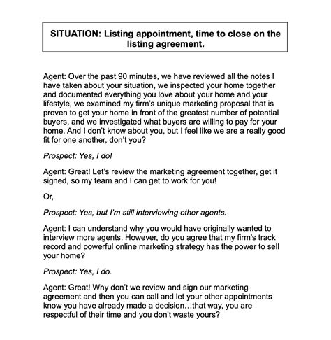 Image result for Realtor to Realtor Script for Client