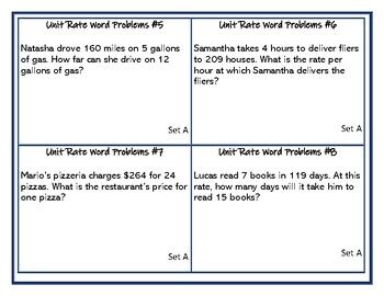 Rate Problems Worksheet Grade 6 に対する画像結果
