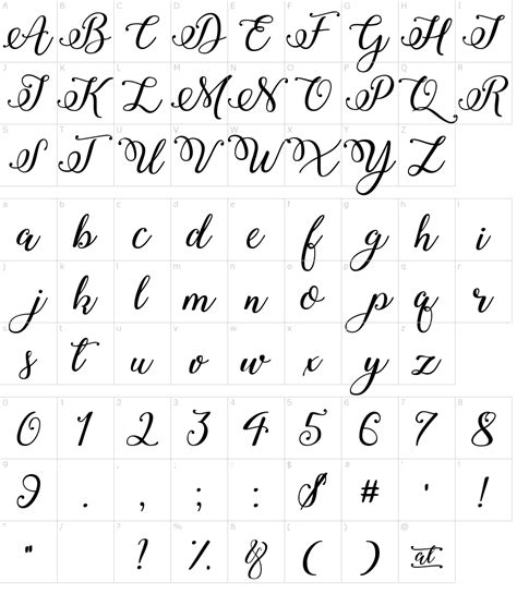 Toradh íomhá ar Calligraphy Guide Copy and Paste