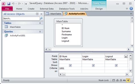 Bildergebnis für Query In Access Database