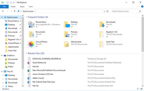 Recent Files Folder Windows 1.0 に対する画像結果