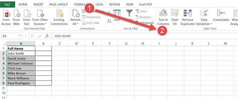 Image result for Separate One Column into 2 Excel