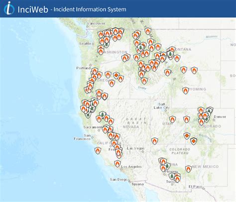 Image result for InciWeb Fire Map