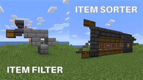 Afbeeldingsresultaten voor Minecraft Stackable Item Filter