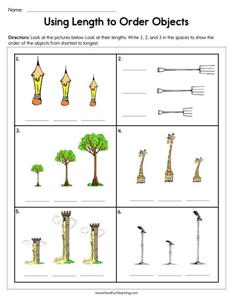Image result for Teaching Length Using Natural Objects