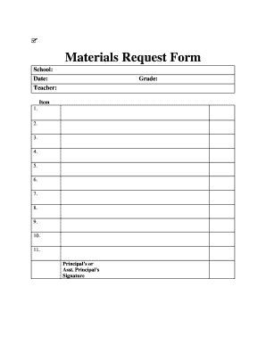 Image result for Material Request Form
