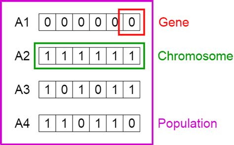 Toradh íomhá ar Genetic Algorithm Solution to Chromosome