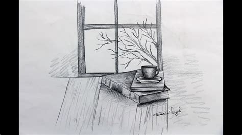 Image result for Outside View of Window Drawing