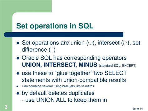 Image result for Explain the Power of SQL Set Operations vs Iterative
