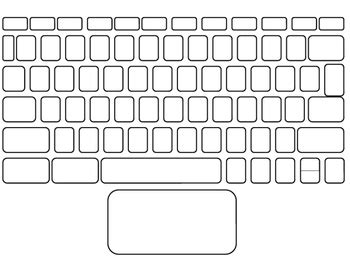 Afbeeldingsresultaten voor Blank Computer Keyboard Worksheet