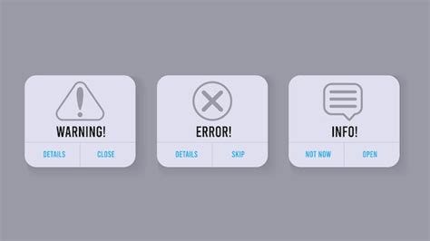 Image result for Error Notification UI