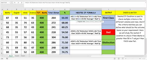 Nested IF Excel with Text に対する画像結果