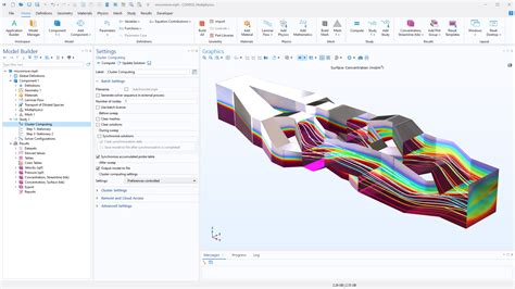 Toradh íomhá ar Modeling Builder COMSOL Multiphysics
