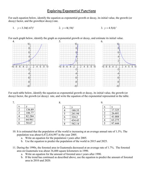 Exponential Diff Worksheet に対する画像結果