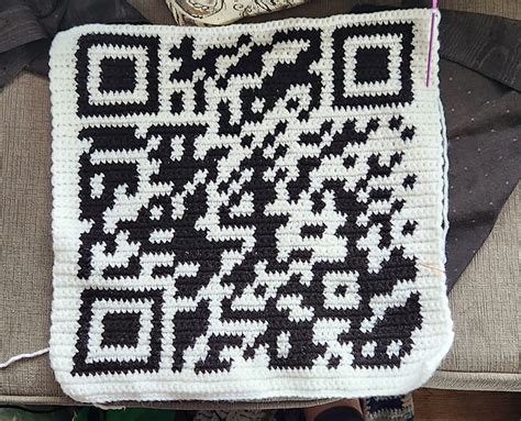 Image result for Rick Roll QR Code Crochet Pattern Free