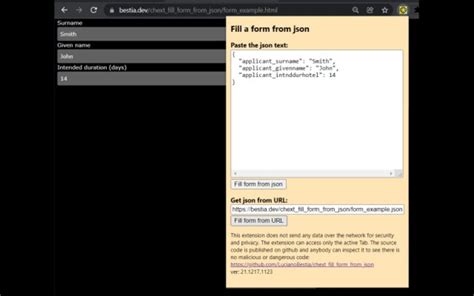Image result for HTML JSON Form