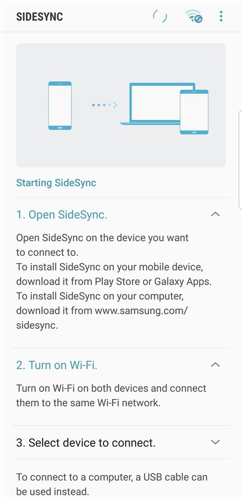 Toradh íomhá ar What Is SideSync 4.0