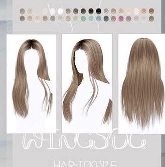 Image result for Custom Content Cute Hair Pinterest Sims 4