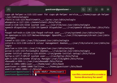 Image result for How to Add a Home Directory for a User Linux