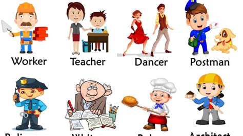 Image result for Professions Flash Cards PDF