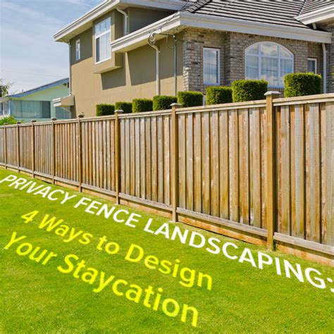 Image result for Privacy Fence Landscaping