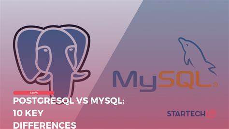 Toradh íomhá ar MySQL Y PostgreSQL
