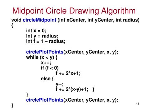 Afbeeldingsresultaten voor Midpoint Circle Algorithm Example