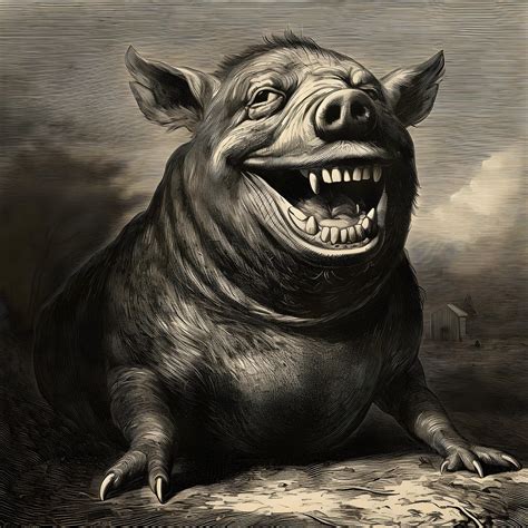 Scary Pig Transparent Background ਲਈ ਪ੍ਰਤੀਬਿੰਬ ਨਤੀਜਾ