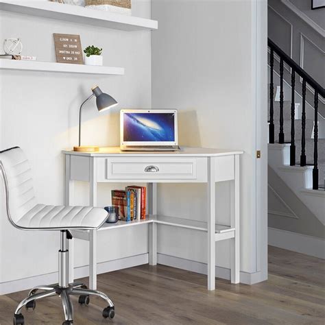 Image result for Corner Computer Table White