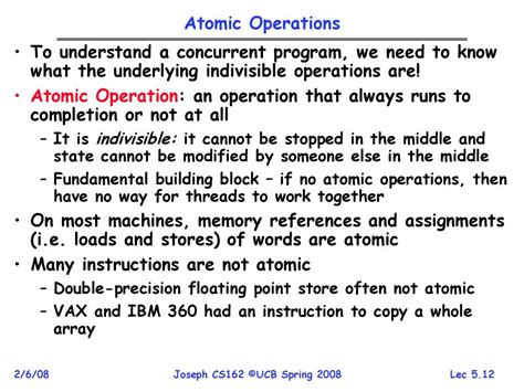 Toradh íomhá ar Atomic Operations Main Memory