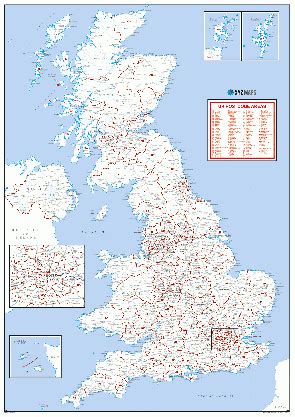 Image result for Customizable UK Postcode Map