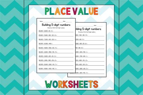Image result for 5 Digit Math Sheets