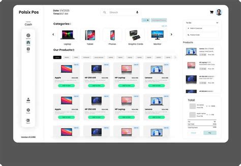POS System Interface に対する画像結果