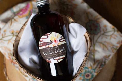 Toradh íomhá ar Customizable Vanilla Extract Labels