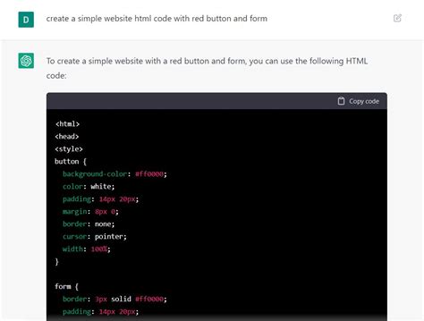 How to Prgram a Website in HTML Using Chatgpt に対する画像結果