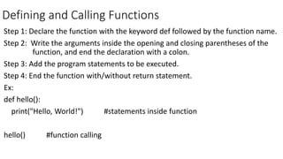 Image result for Python Function Definition and Function Call