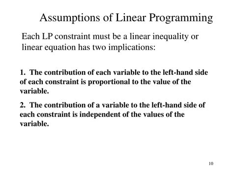 Image result for Assumptions of Linear Programming