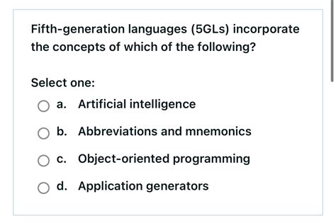Image result for Examples of 5th Generation Language