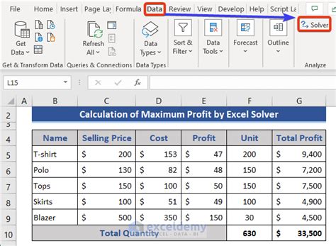 Image result for How to Open Excel Solver