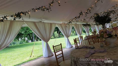 Image result for DIY Wedding Tent Draping